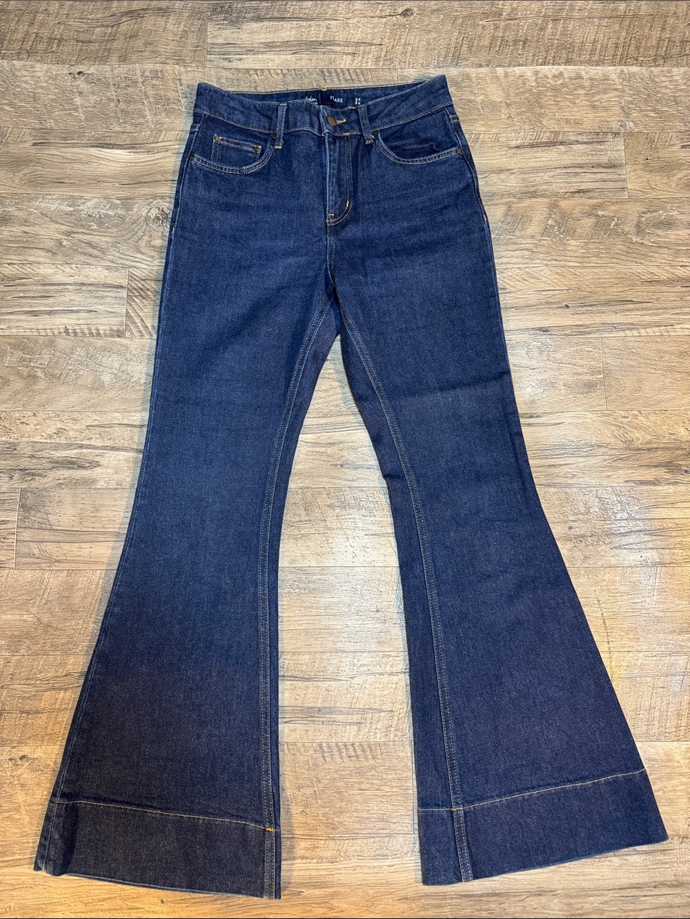 Boden Dark Indigo Flare Jeans - Size 6P